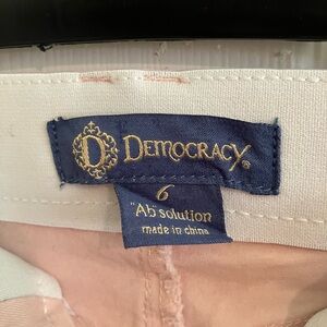 Democracy Light Blush Pink Women's Pants
